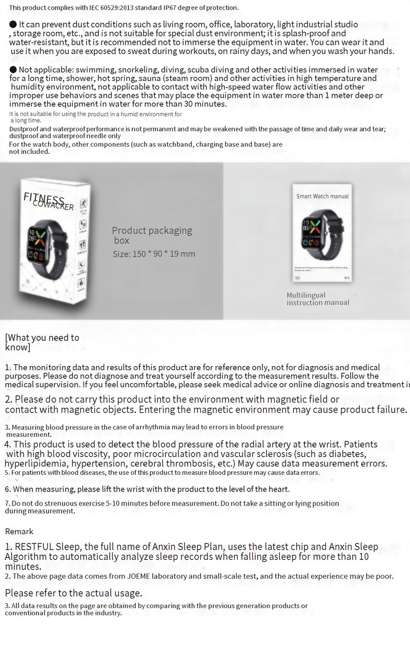 Smart Watches F96 Bracelet SOS Alarm Heart Rate Blood Pressure Body Temperature Bluetooth Call Non Invasive Blood Sugar Measurement Smart Watch_voghion.com