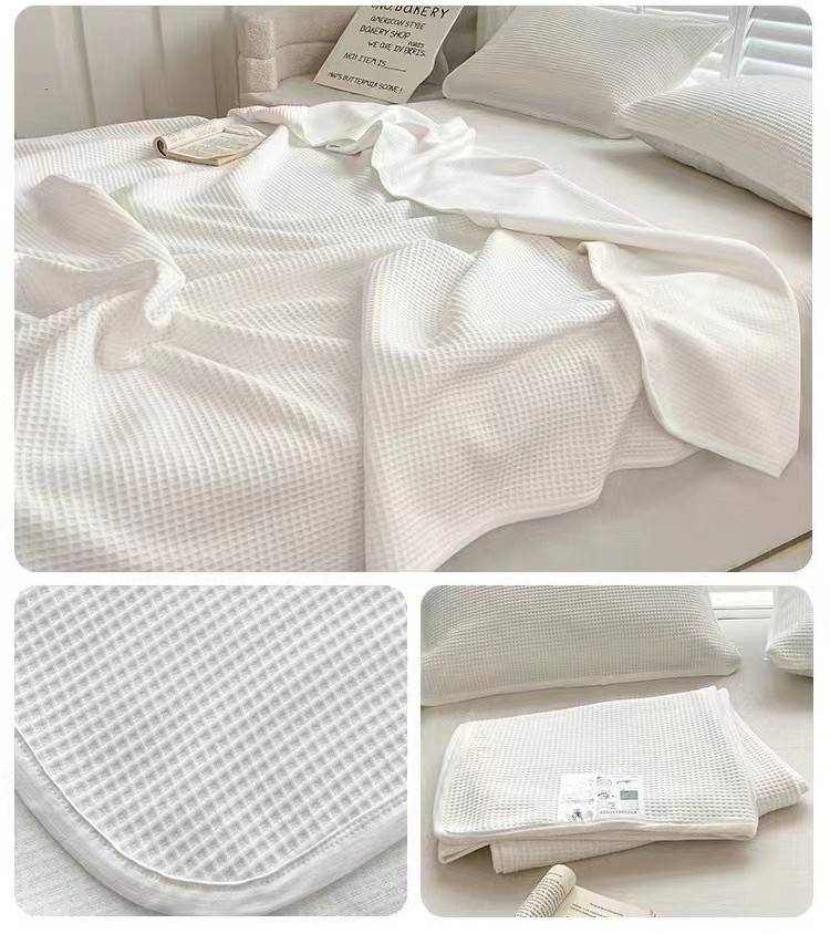 Aircondition-dyne Strikket bomuld Tencel-bomuld Dobbelt sommerkøldyne Kølig nøgen sovepose Sommerdyne Vaskbar sommertynddyne_voghion.com