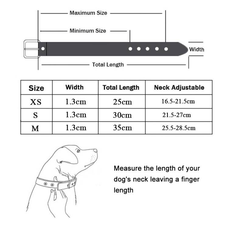 Hundehalsband aus PU-Leder mit herzförmigem Anhänger und Hundeleine_voghion.com