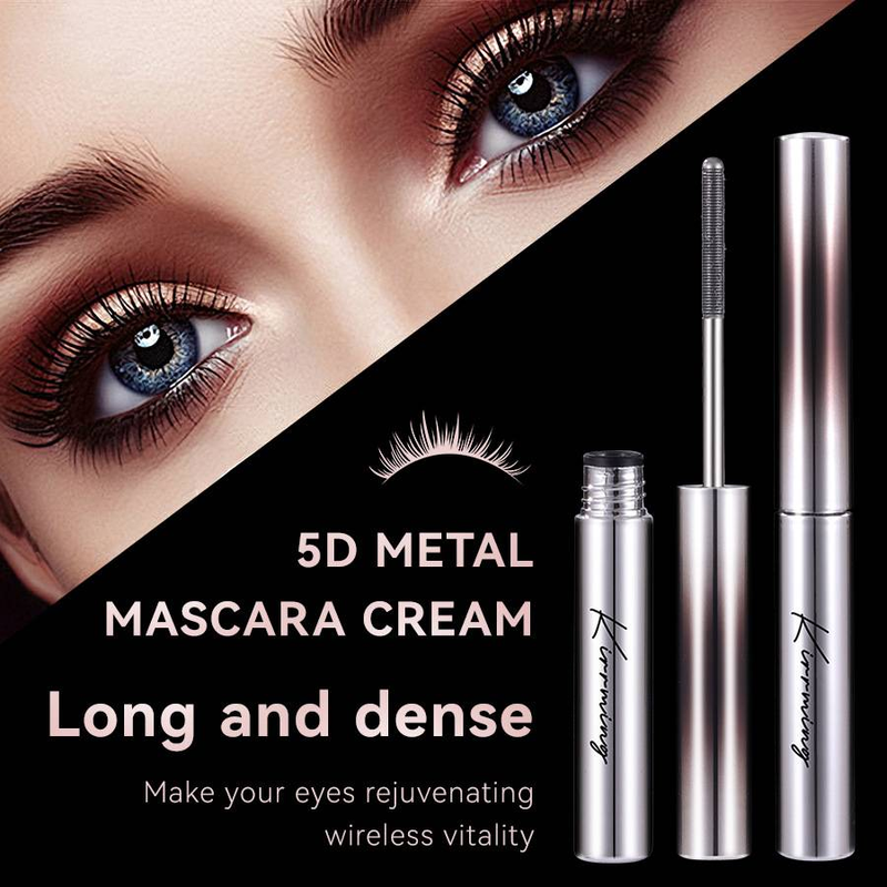 Mascara tubulaire KIRRMING - Waterproof, dense, recourbant, allongeant et anti-bavures pour tous types de peau_voghion.com
