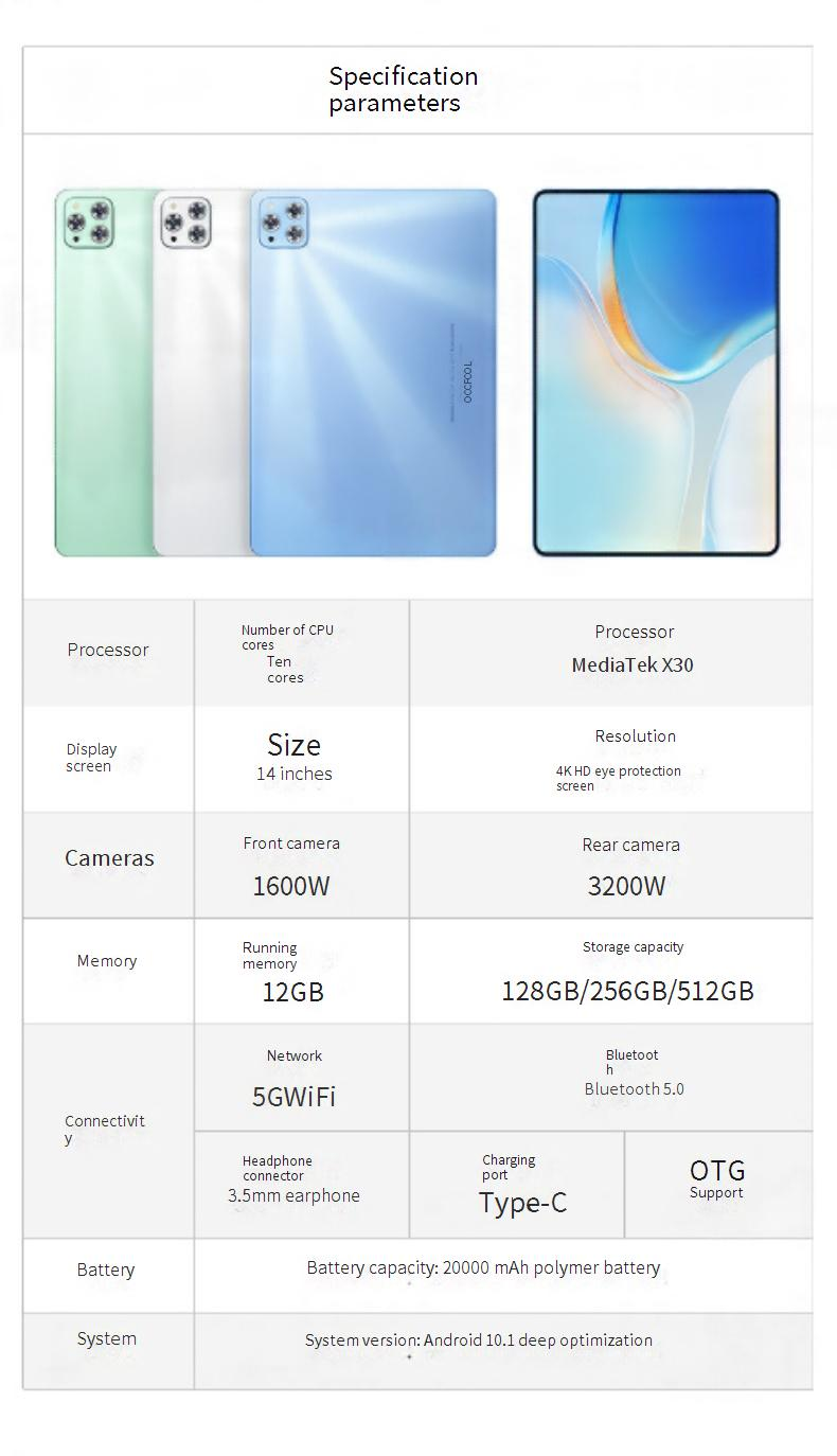 Tablets Computer 10.1 Inch Call HD IPS Tempered Screen Android Tablet_voghion.com