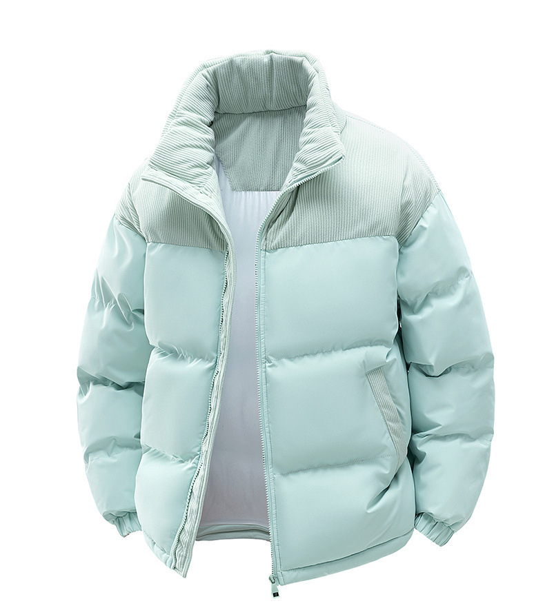 Verdickte Winterjacke für Herren und Damen mit abnehmbarer Kapuze – gemütlicher, mit Fleece gefütterter Baumwollmantel für Teenager und Erwachsene_voghion.com