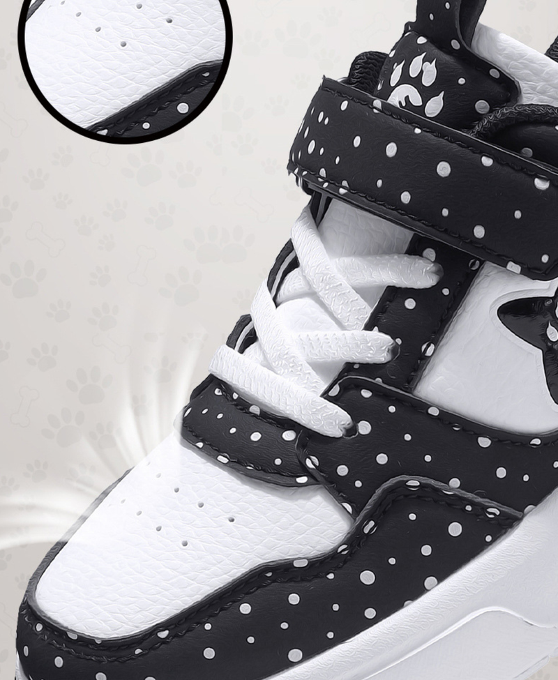 Kids' Leather Sneakers For Boys & Girls - Classic Casual Shoes For Big Kids, Non-Slip Comfortable School Shoes For Autumn/Winter_voghion.com