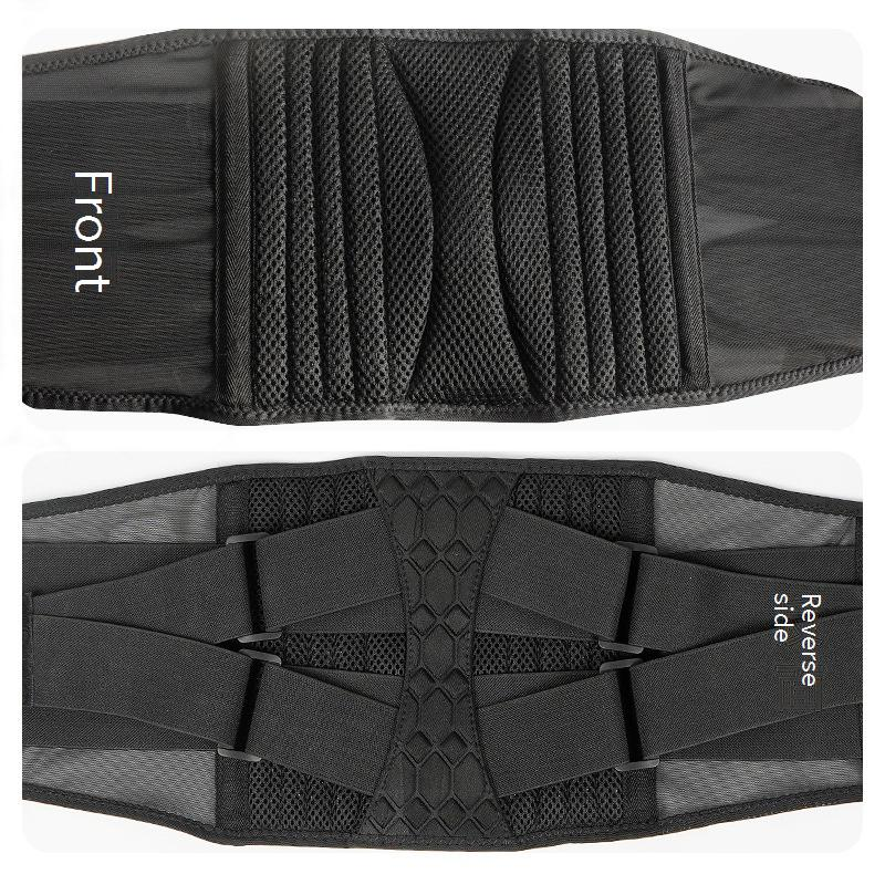 Professional Steel-Reinforced Weightlifting Belt - X-Back Support With 10 Springs For Powerlifting, Deadlifts & Back Pain Relief_voghion.com