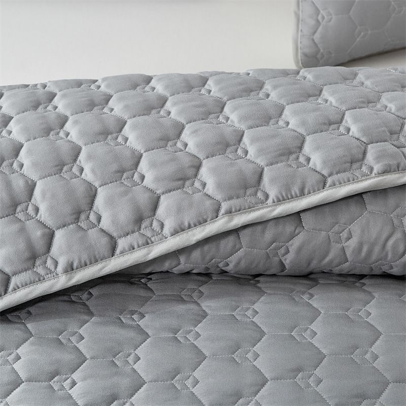 Dubbelzijdige sprei - Zachte zomerquilt, lichtgewicht sprei - Moderne sprei voor alle seizoenen - 3-delig (1 quilt, 2 kussenslopen)_voghion.com