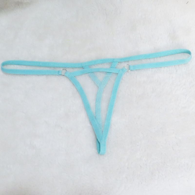 Intimates aluspesu Seksikad Pamas Pama püksid Läbipaistvad võrkkangast lumehelveste mustriga T-kujulised aluspüksid T-seljaga miniujumistrikoo Ujumisriided_voghion.com