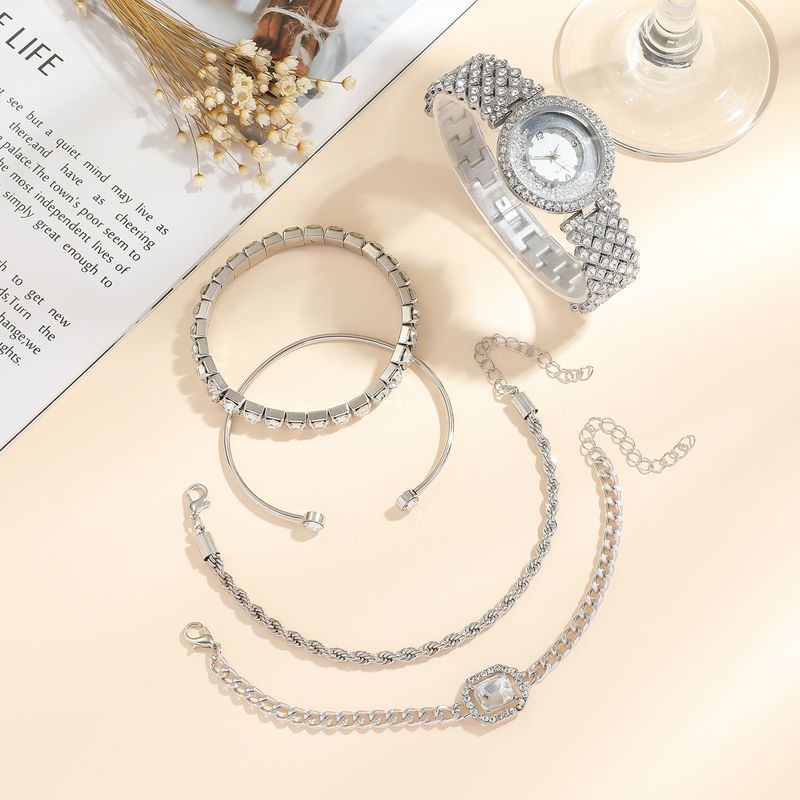 5 kosov/komplet visokokakovostnih zapestnic za ure z digitalnim jeklenim trakom z diamanti_voghion.com