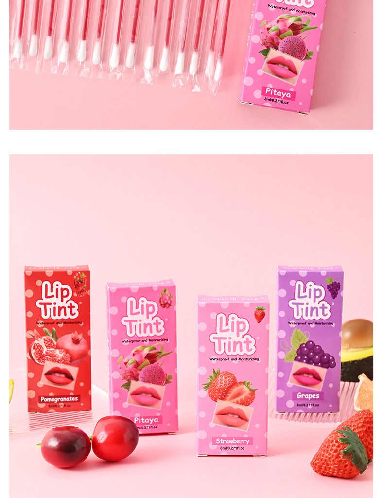 Lip Tint Swabs – 8HR Transfer-Proof Liquid Lipstick (4 Shades)_voghion.com