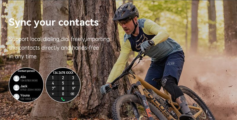 Ceas inteligent Bluetooth pentru apeluri, monitor de ritm cardiac, oxigen din sânge, standby ultra-lung, sport în aer liber, cu trei rezistențe_voghion.com