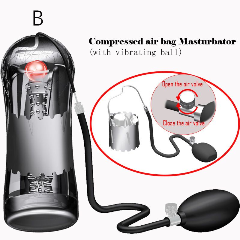Quetschen Unterdruck Flugzeug Cup Aufladen 10 variable Frequenz Vibration Burst Masturbator Kristall transparent_voghion.com