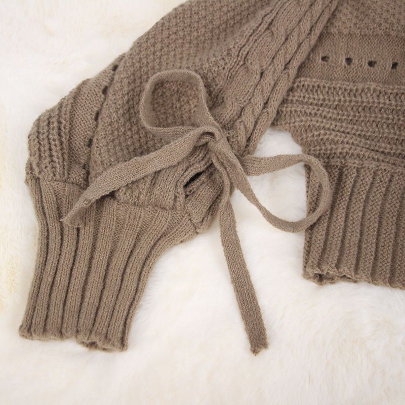 Damenbekleidung 2024 Frühling Damenoberteile High-End-Frühling Echtfuchspelz vorne Strickjacke Gestrickte Damen Frühling und Herbst Klein_voghion.com