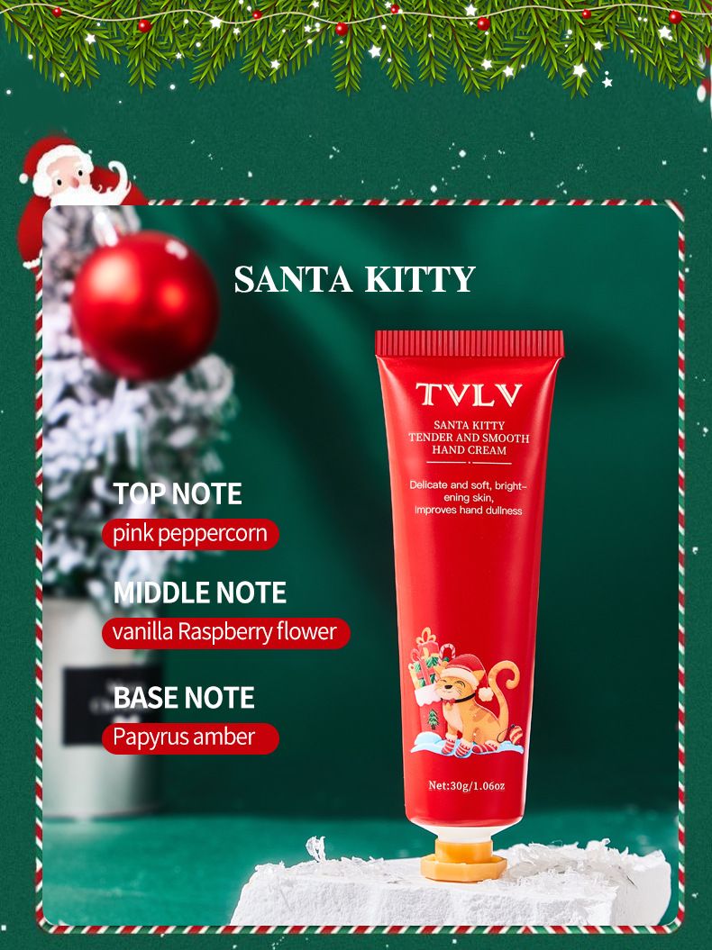 Handcreme Weihnachten Neujahr Feuchtigkeitsspendendes Handcreme-Set Handpflege_voghion.com