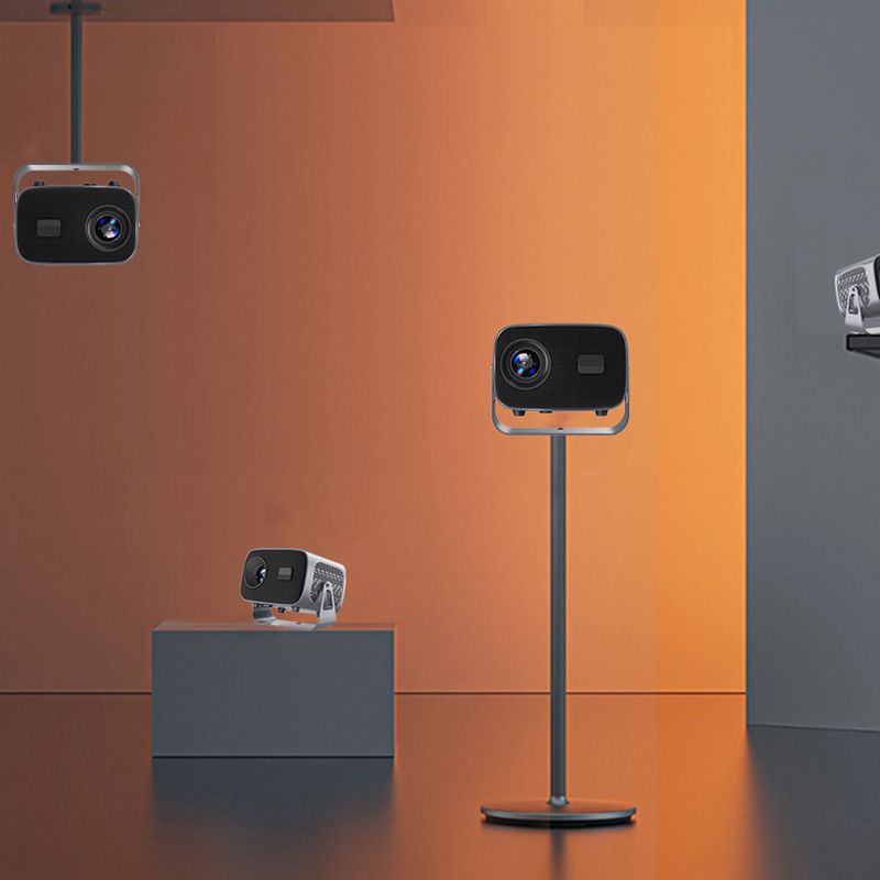Proiettore portatile A10 4K Wifi6 BT5.2 con correzione automatica della distorsione trapezoidale, messa a fuoco 300ANSI, proiettore per esterni per home cinema Android_voghion.com