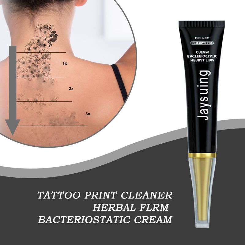 Jaysuing per rimuovere segni, tatuaggi, pulizia e crema per ricami per sopracciglia, crema per la cura del tatuaggio rassodante a base di erbe_voghion.com