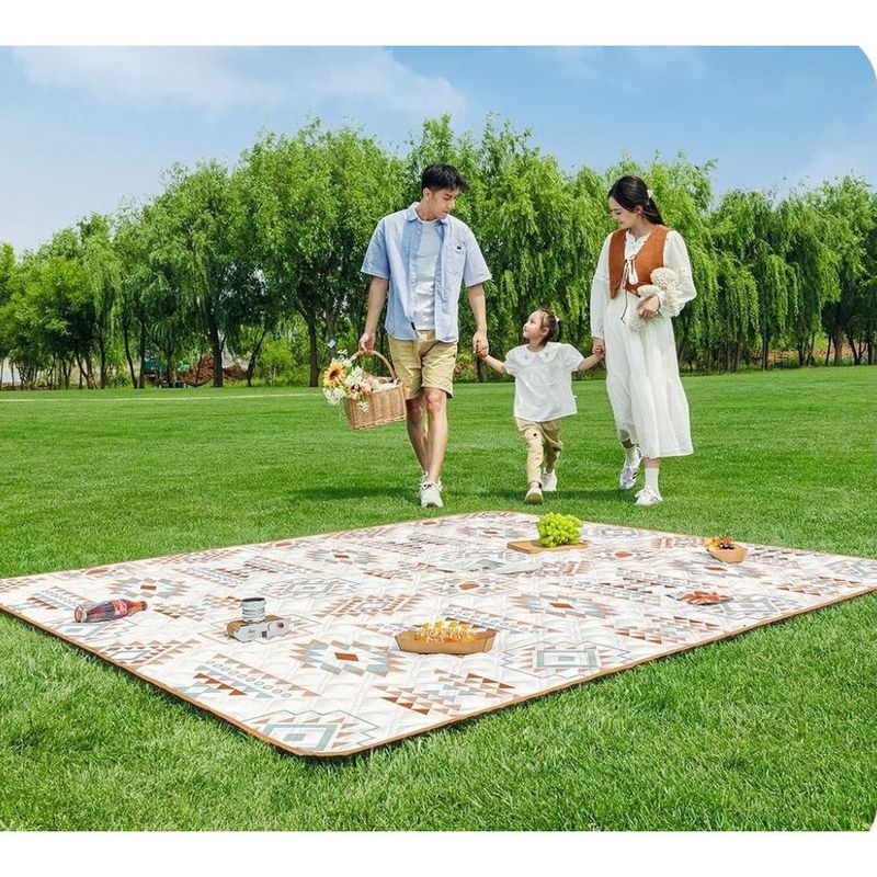 Picnic Moisture-Proof Thickened Camping Tent Inner Portable Lawn Beach Spring Outing Outdoor Ground Mat_voghion.com