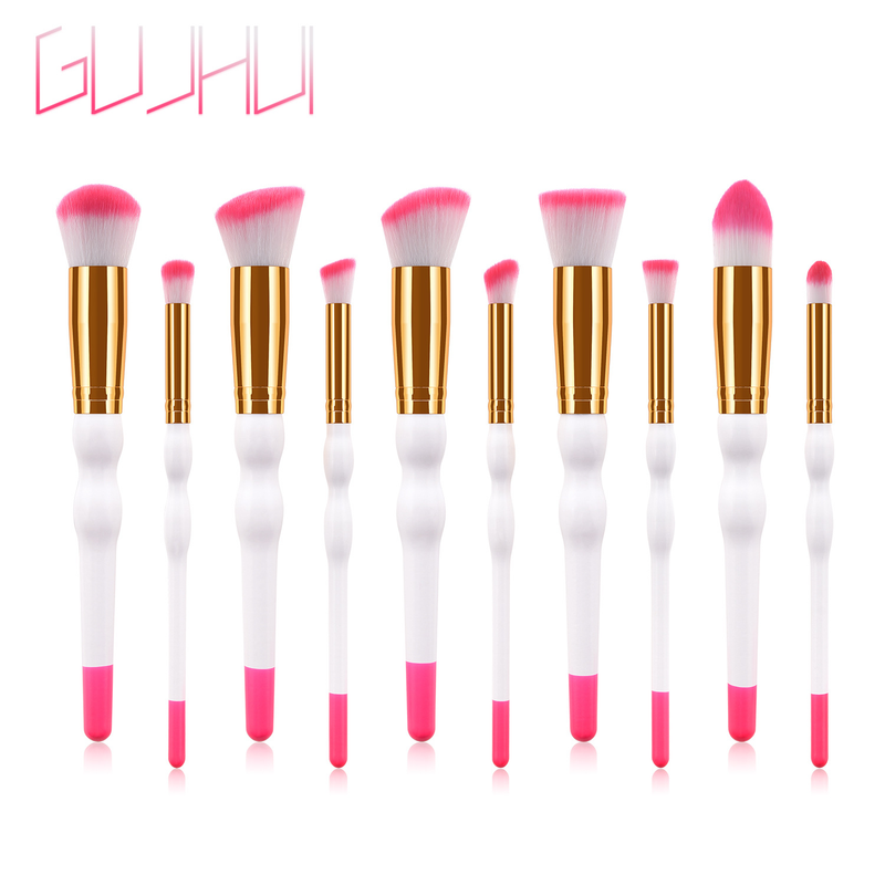 10-teiliges Make-up-Pinsel-Set Yuncai Double Color Ball Makeup Tools GUJHUI_voghion.com