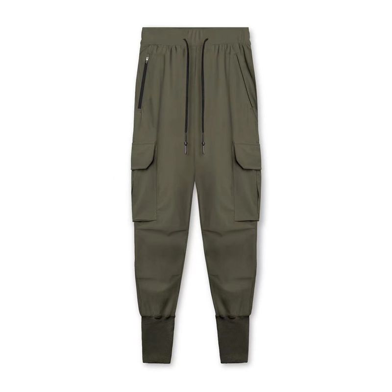 Herenjoggingbroek met meerdere zakken - Slim Fit, taps toelopende broek met ritssluiting (XS-XL)_voghion.com