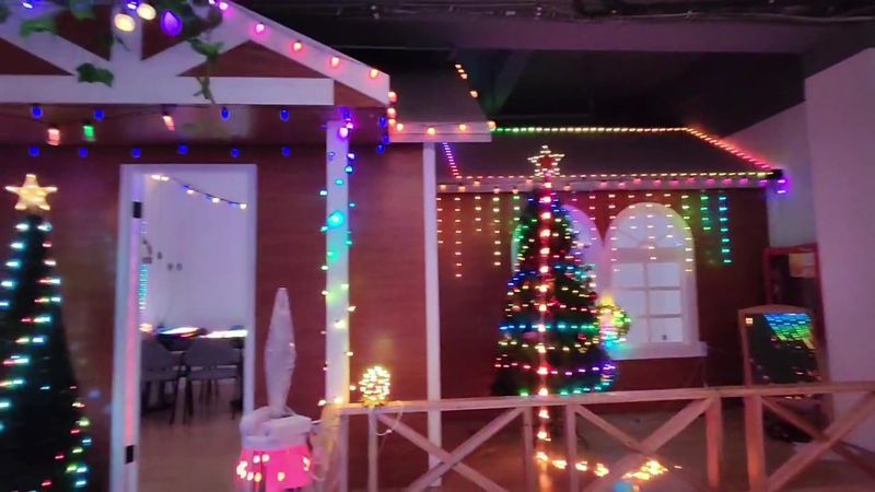 Decorazione per la casa, arredamento solare S14, luci decorative per esterni, luci intelligenti, luci fantasy RGB Bluetooth_voghion.com