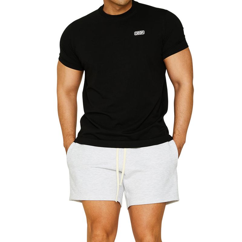 Muscle Frühjahr/Sommer Neue Brother Herren Sport Freizeit Laufen Gym Übung Baumwolle Elastische Kurzarm T-shirt_voghion.com