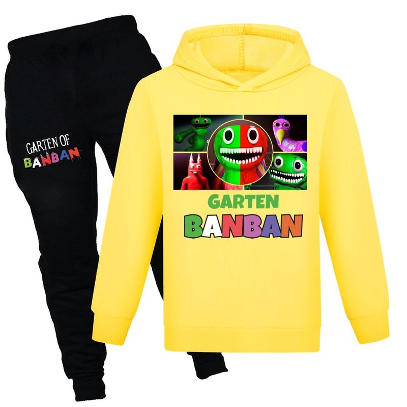 Boys And Girls Spring & Fall Sweatshirt + Pants Set 2310_voghion.com