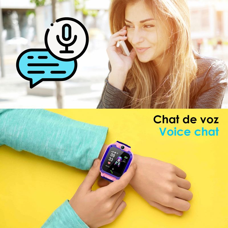 DAM..Smartwatch speciale con localizzatore LBS per bambini, con funzione di localizzazione, chiamate SOS e ricezione chiamate. 4x1x5 cm._voghion.com