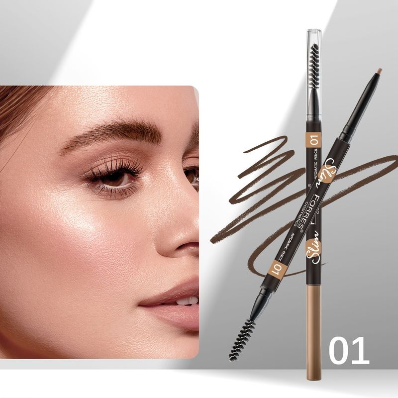 Wenkbrauwversterkers Wenkbrauwpotlood Ultrafijn Driedimensionaal Langdurig Niet-Vlekkerig Driehoekig Wenkbrauwpotlood Make-up Natuurlijke Wilde Wenkbrauw_voghion.com