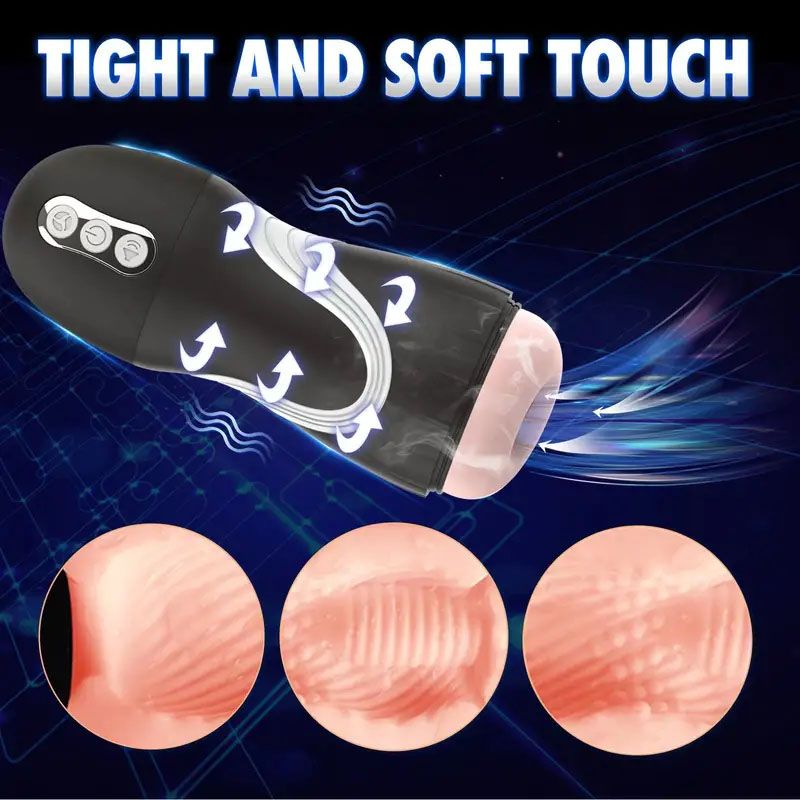 10-speed Fully Automatic Male Adult Toys, Sex Machine For Men, Vibrating Masturbator, 7-speed Suction Cup_voghion.com