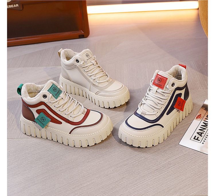 Fleece casual shoes muffin sole women's shoes_voghion.com