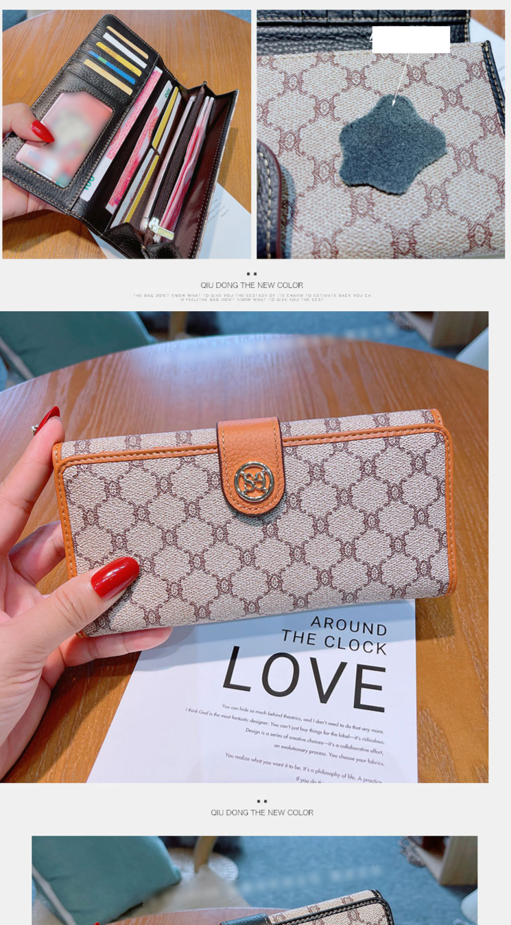 Purse Wallet Clutch Bag Long Wallet Women's Mobile Small Wallet One Bag Multi-card Large Capacity Wallet Money Clip_voghion.com