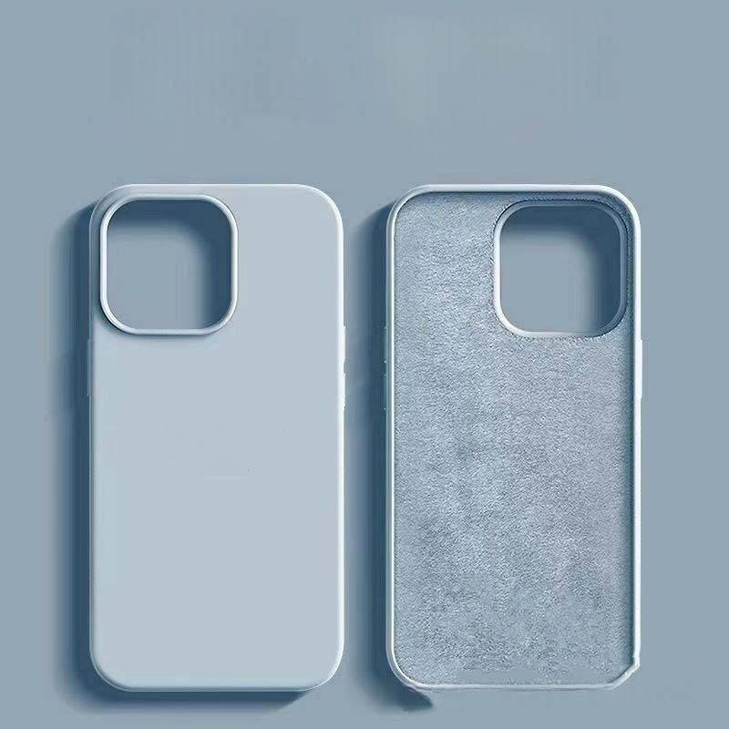 Liquid Silicone Case For IPhone 16/14/13 - Full Body Protective Cover With Soft Touch Finish, Slim Fit Shockproof Phone Case For IPhone_voghion.com