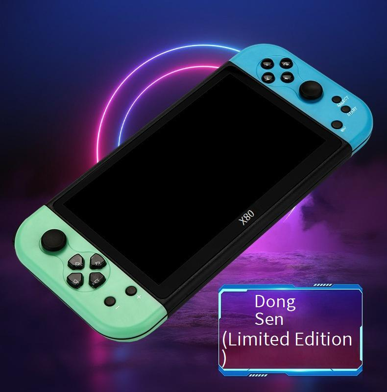 X80 Retro ručna igraća konzola - 7-inčni HD veliki zaslon, prijenosni uređaj za igranje, podržava PSP/arkadne klasike_voghion.com