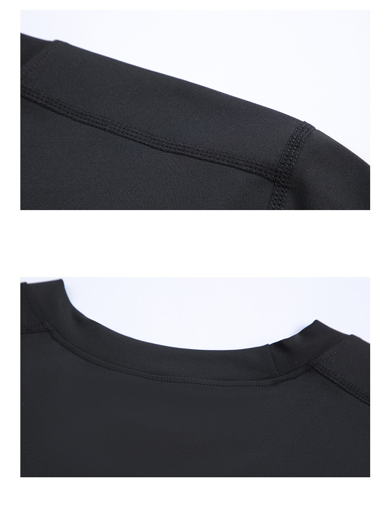 Men's Clothing Men's Sports Tight Short Sleeved Quick Drying Clothes Running High Elastic T Shirt Cycling Clothes Basketball Yoga Clothes_voghion.com