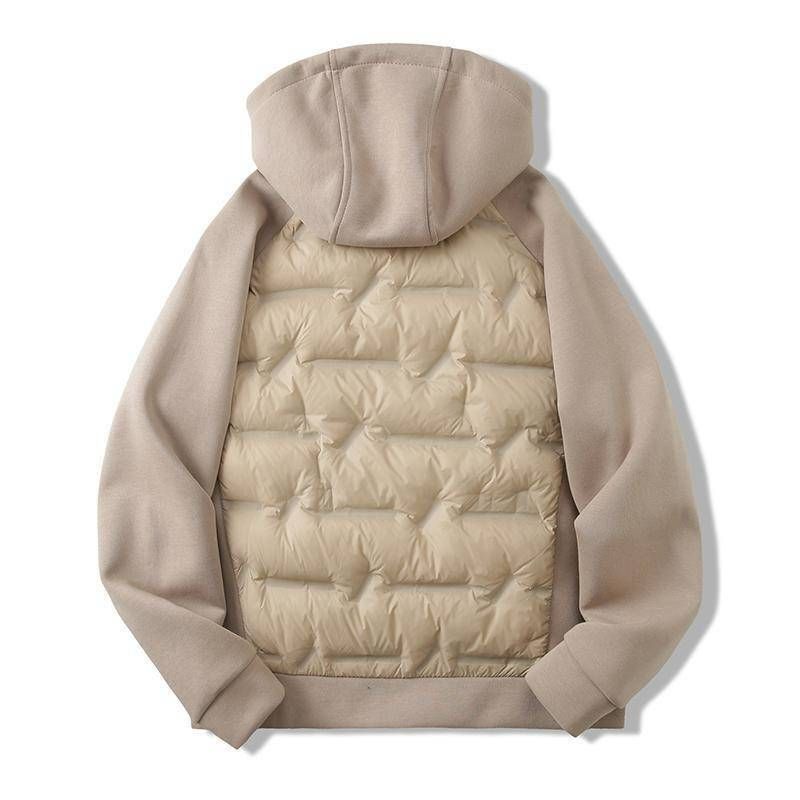 Men's Clothing 25 New Autumn And Winter High-quality Embroidered Badge Warm Hooded Thickened Cotton Jacket_voghion.com