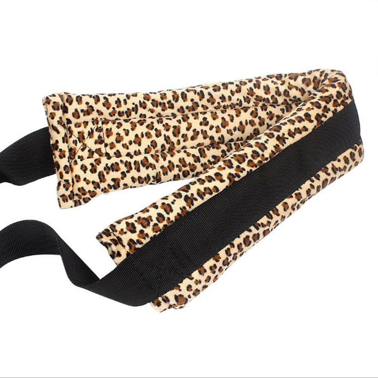 Leopardtryck Polyester Dörrgunga SM Game Bondage Spridare Ben Öppna Sexleksaker För Kvinnor Vuxenprodukter Par Utrustning%_voghion.com