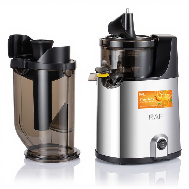 RAF Slow Juicer - With Pulp Separator, Large Caliber No Cutting Needed, Filter For Fruits & Vegetables_voghion.com