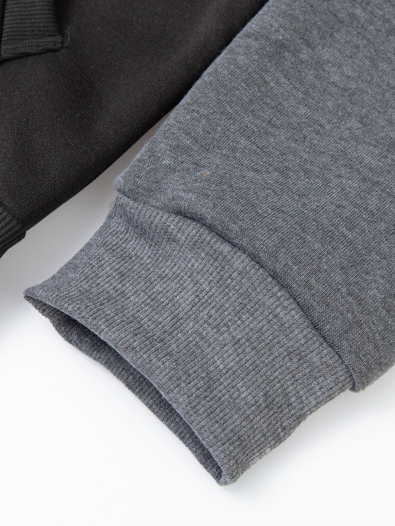Felpa da uomo con maniche raglan, casual, alla moda, con colori a contrasto, per il fitness e lo sport, abbinata ai colori_voghion.com