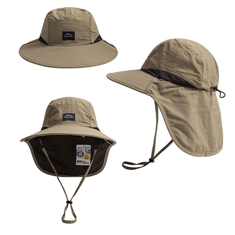 Modische, schnelltrocknende, sonnengeschützte Schirmmütze im japanischen Stil für Herren und Damen, lässiger Sonnenschutz, Fischerhut für Outdoor, Camping, Alpin_voghion.com