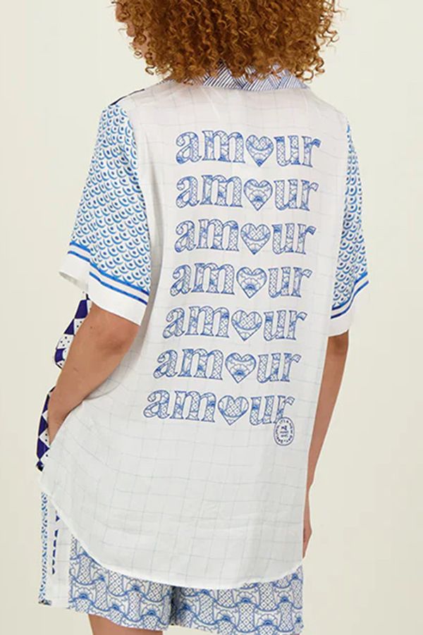 Vêtements pour femmes printemps et été nouveau costume en satin à manches courtes avec poche pantalon ample décontracté costume deux pièces pour femmes_voghion.com