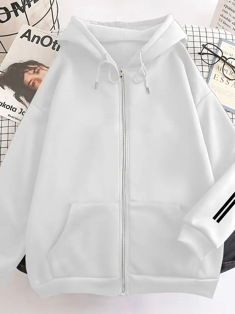 Damen-Kapuzenpullover mit Fleecefutter und Paris-Print, dickes Unisex-Oberteil, lockere Passform, lange Ärmel, Weltraum-Galaxie-Design_voghion.com