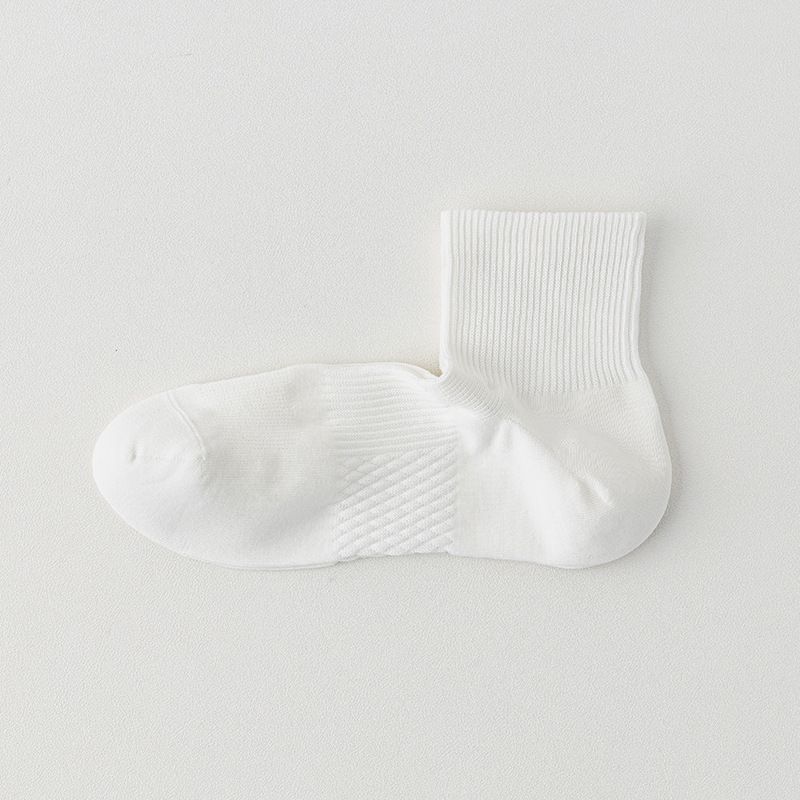 2025e Summer Deodorant Sweat-Absorbing Thin Cotton Short All-Cotton Sports Mesh Low-Cut Seamless Men's Socks_voghion.com