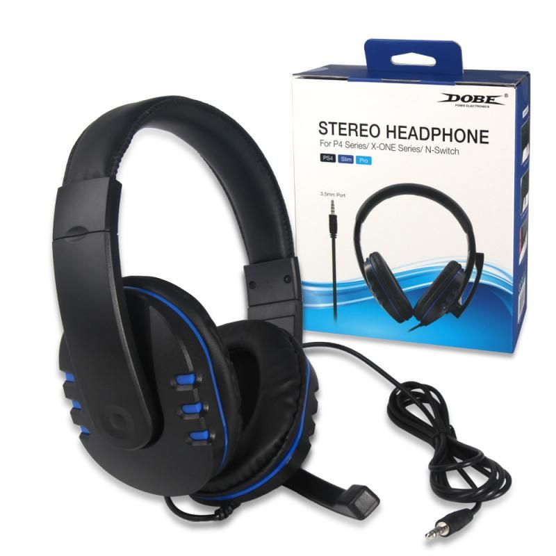 Dobe Original PS4 Slim Pro Switch PS5 Console de jogos Fone de ouvido com microfone e microfone_voghion.com