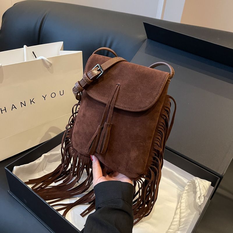 Borsa a tracolla monospalla con nappa, design minimalista di nicchia di alta qualità, per donna, autunno inverno 2025, nuova e alla moda._voghion.com