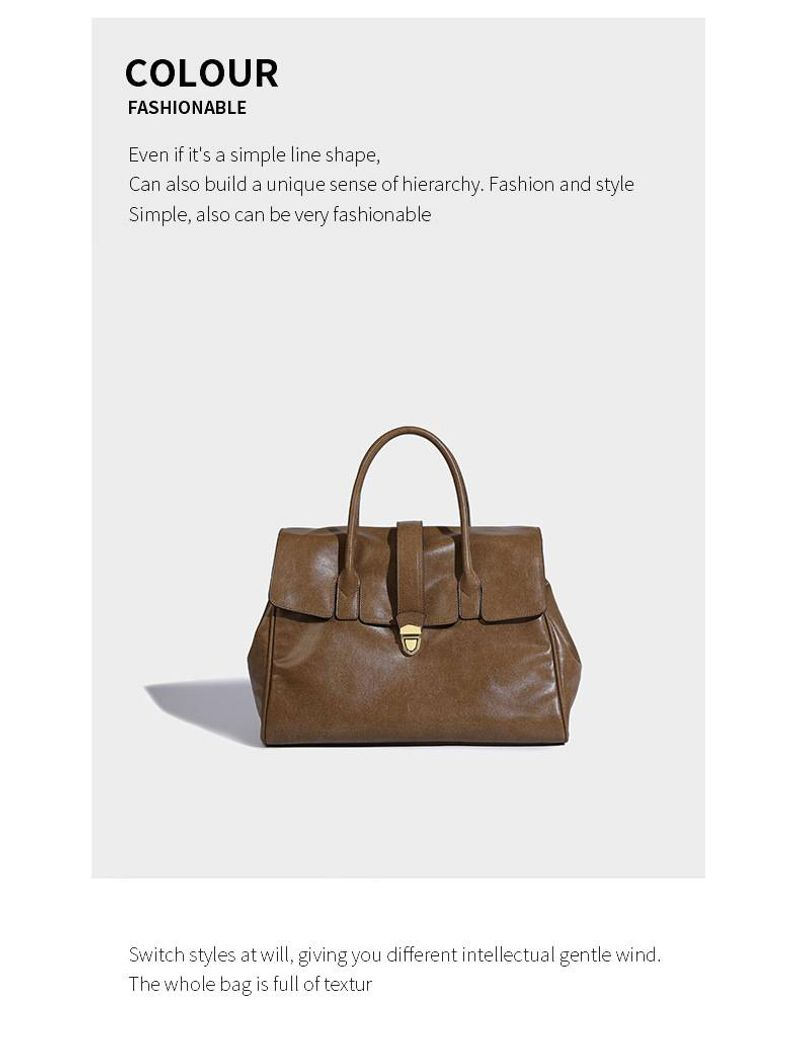 Damen 2024 Neue trendige Luxus-Einkaufstasche mit großem Fassungsvermögen, lässige Retro-Handtasche für offizielle_voghion.com