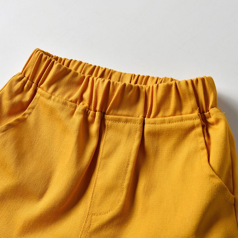 Vêtements pour enfants, vêtements pour enfants, garçons, shorts à manches courtes imprimés, vêtements pour enfants en deux pièces, ensemble pour bébé_voghion.com