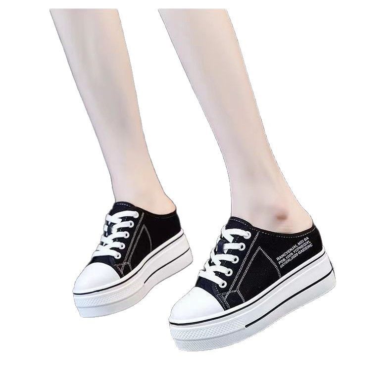 Indoor Women's Spring And Autumn Casual Waterproof Platform, Thick Soled Student Sneakers, Breathable Mesh Sports Shoes,_voghion.com