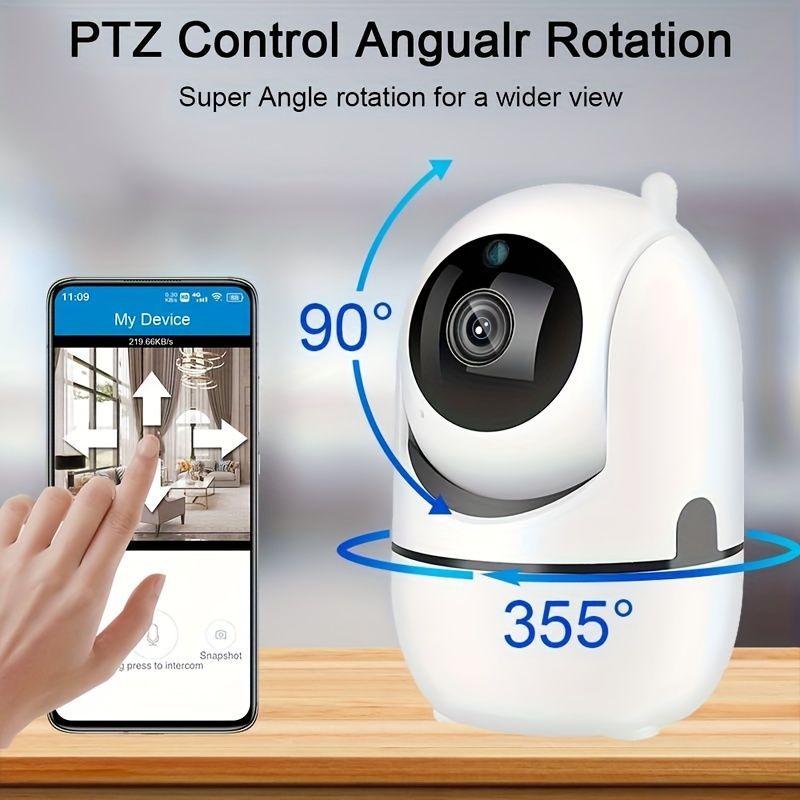 High Definition Camera, 2.4G Wireless Wifi Security Home Camera, Wireless Automatic Tracking Monitor,_voghion.com