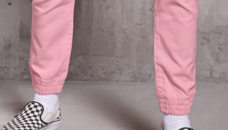 Vīriešu rozā vintage džinsa Raglan šorti Viengabala darba apģērba šorti ar krūšdaļu_voghion.com