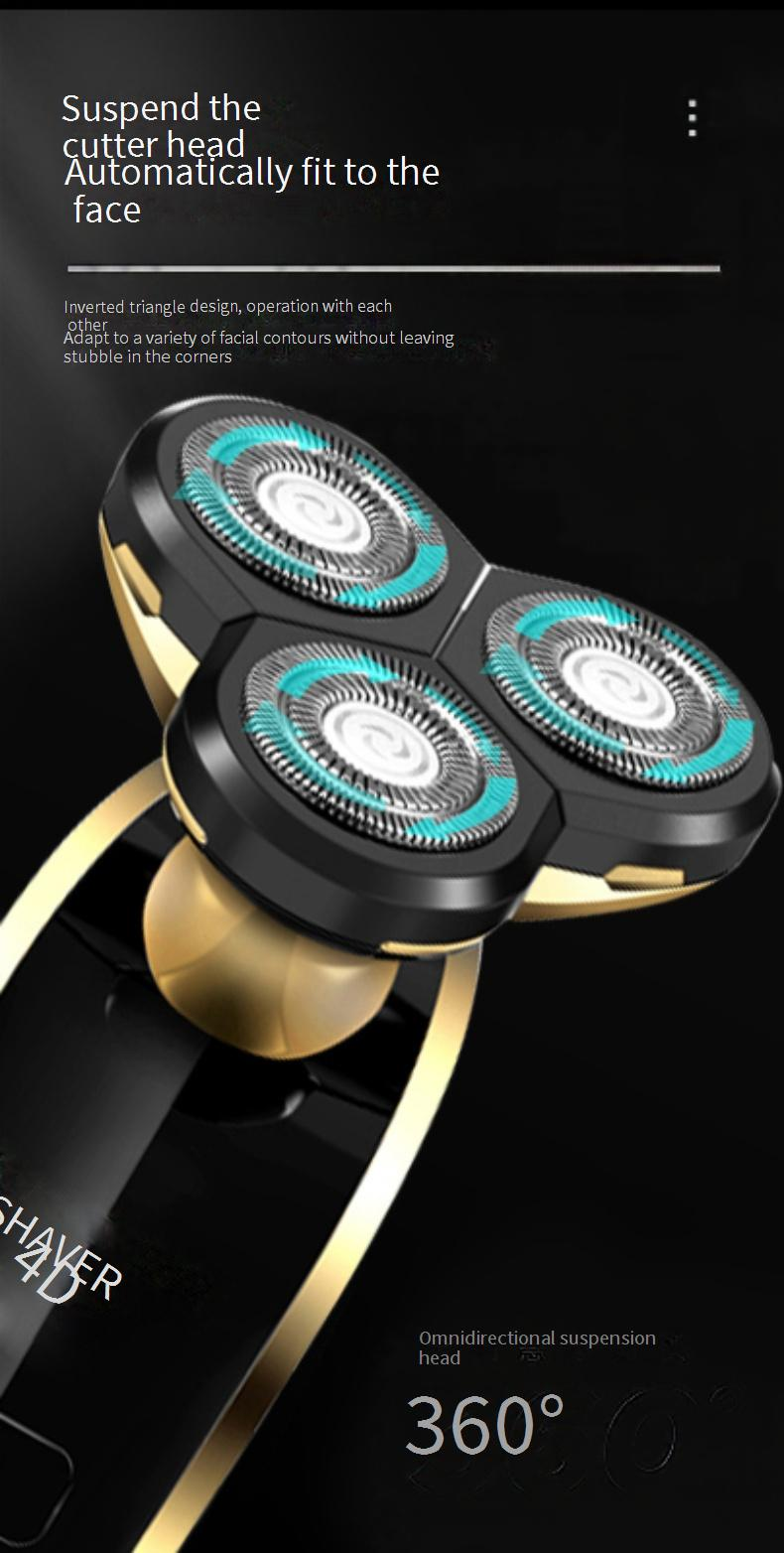 Aparat de bărbierit electric Produse electronice de bărbierit noi pentru bărbați Aparat de bărbierit electric Aparat de bărbierit multifuncțional reîncărcabil_voghion.com