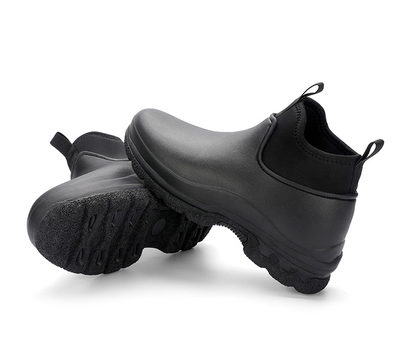 Nuove scarpe antinfortunistiche di media altezza, scarpe protettive, scarpe antiscivolo, scarpe da cuoco con puntale in acciaio._voghion.com