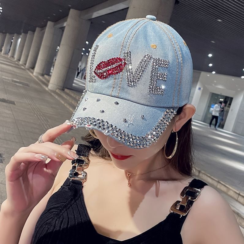 Børn Koreansk Udgave Cowboy Baseball Forår/Sommer Fritid Bogstaver Diamant Andetunge Solhat_voghion.com